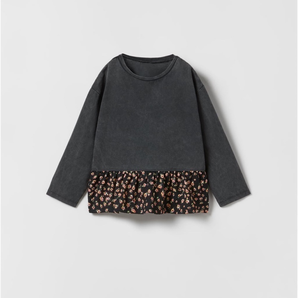 Zara Combination Plush Top